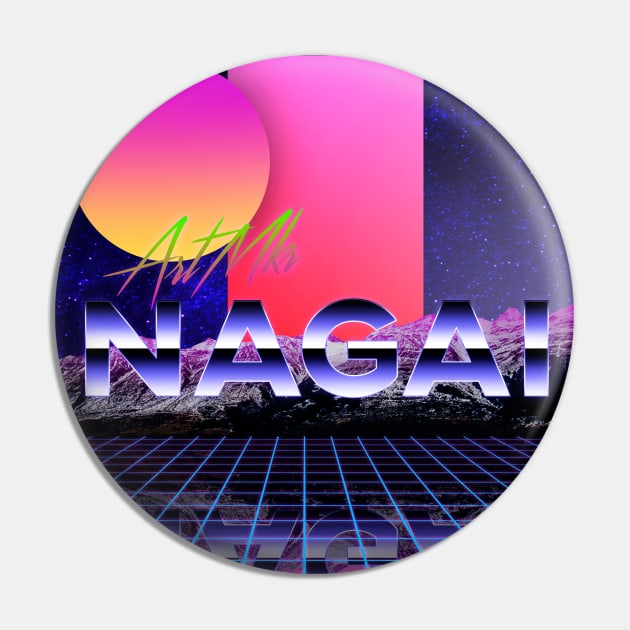 Synthwave Pin by nagai