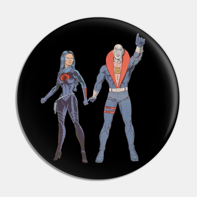 Destro & The Baroness Pin by Scottish Arms Dealer
