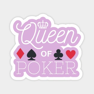 Queen of Poker Magnet