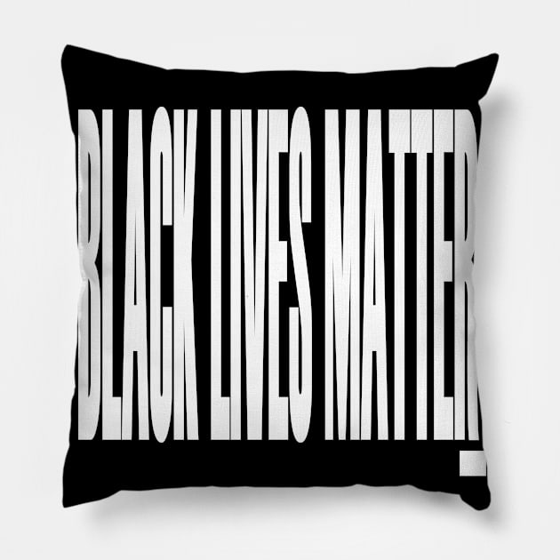 black lives matter period Pillow by jorge_lebeau