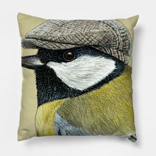 Great tit Pillow