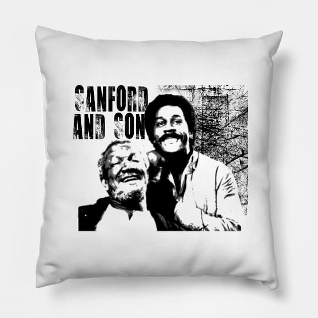 sanford and son - funny Pillow by Mortensen