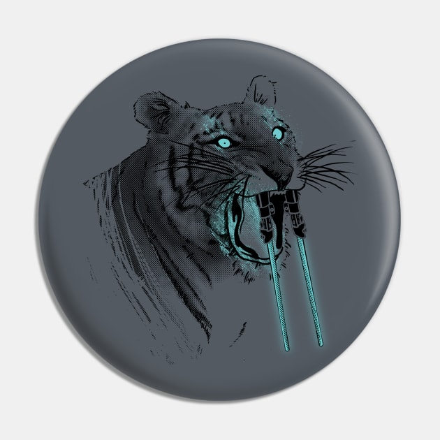 Toothed Saber Tiger Pin by Tobe_Fonseca