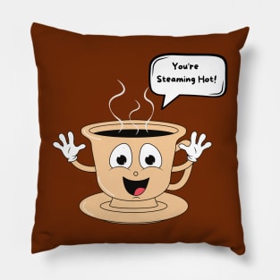 Hot Coffee in Cute Cup Pillow