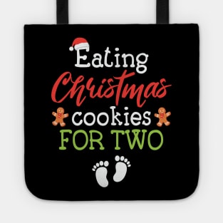 Eating Christmas Cookies For Two Tote