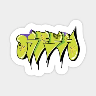 Graffiti Throw Up Magnet