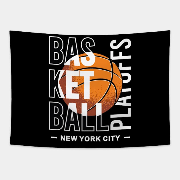 Basketball playoffs Tapestry by Teefold