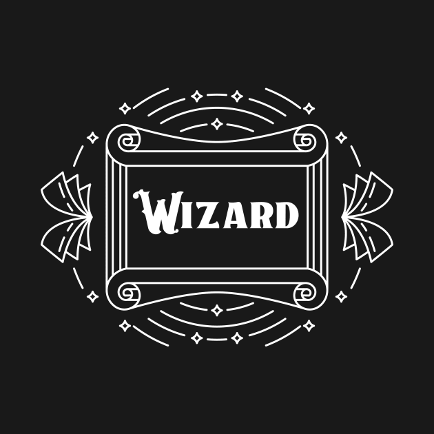 DnD Wizard - Dark by banditotees