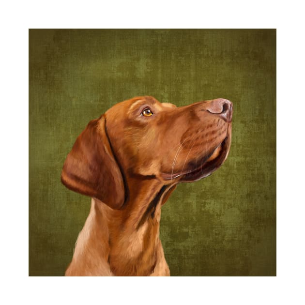 Vizsla portrait by Sparafuori