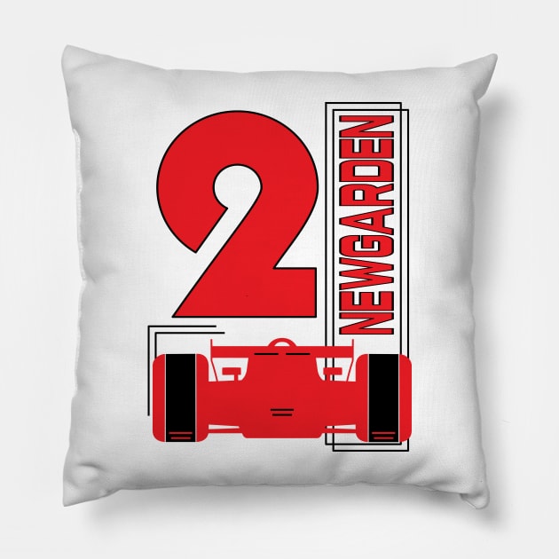 Josef Newgarden 2023 Pillow by SteamboatJoe