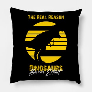 the real reason dinosaurs became extinct Pillow