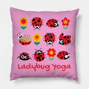 Ladybug Yoga Pillow