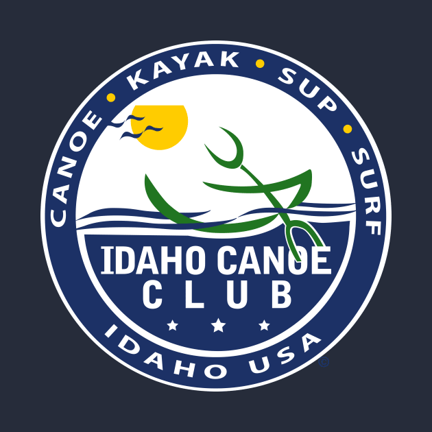 Idaho Canoe Kayak SUP Club logo tee by The North End (unofficial)