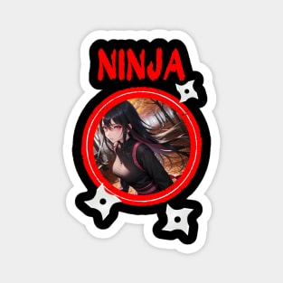 Ninja Target Love Cute Anime Girl Magnet