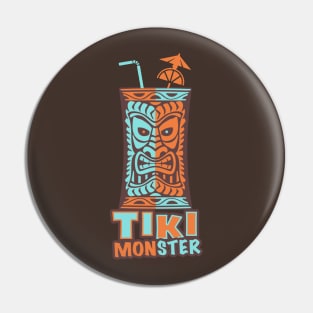 Tiki Monster Pin