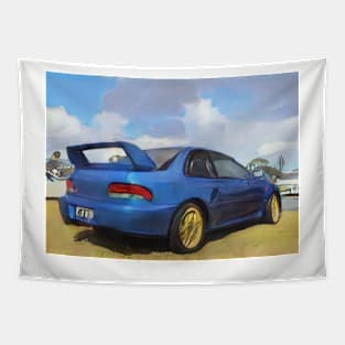 Subaru Impreza Cartoon - Design Tapestry