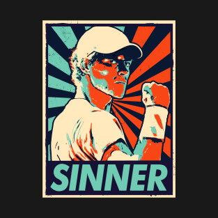 Jannik Sinner Retro T-Shirt