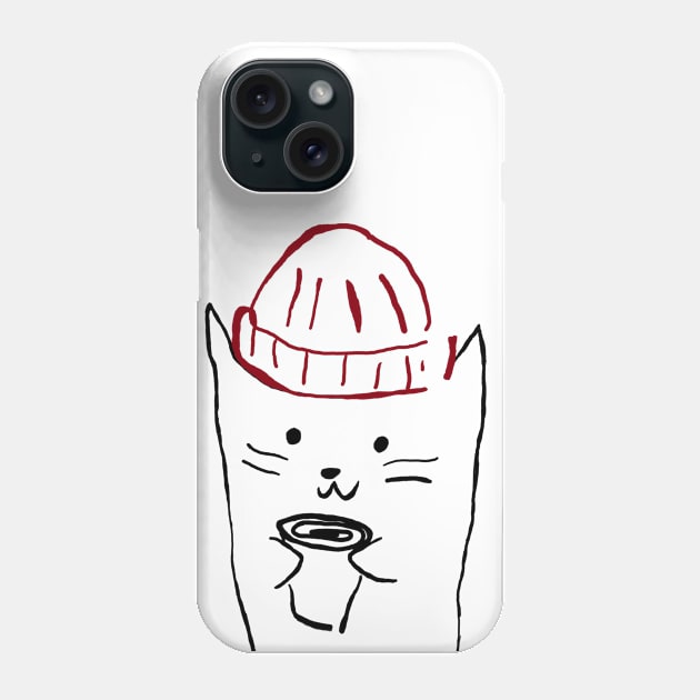 Cat In The Red Hat Phone Case by rail_rz