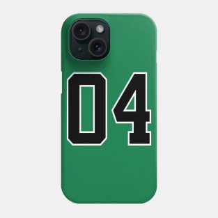 Number 04 Phone Case