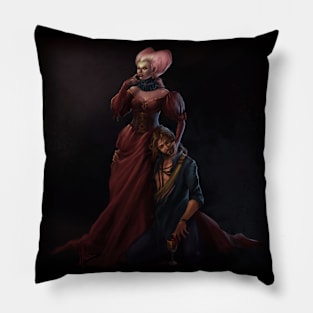 A vampire and her ghoul Pillow