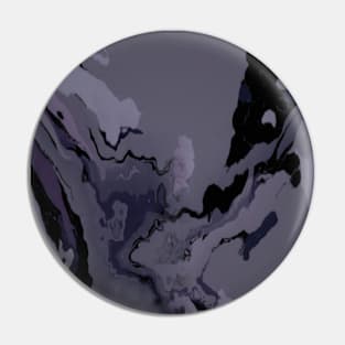 Gray Watercolor Abstract Calm Iris Pin