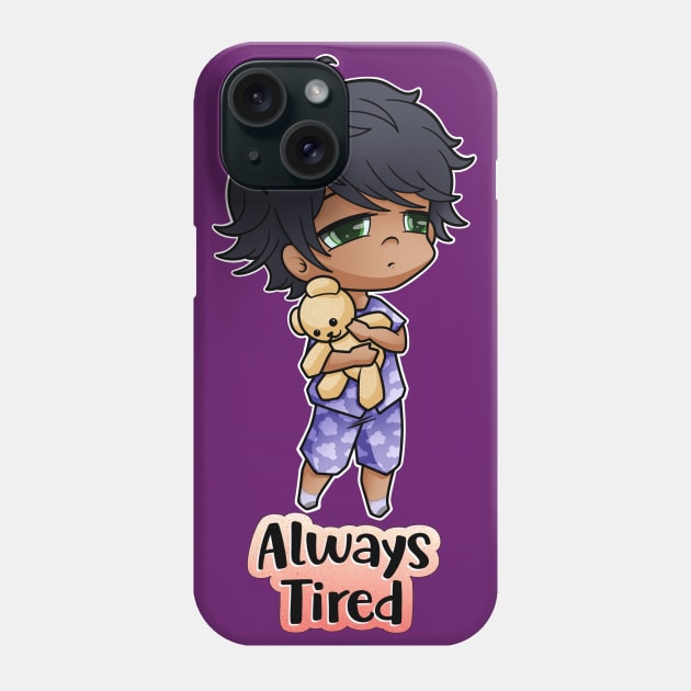 Always Tired Phone Case by Miss_Bethany_Tattoos