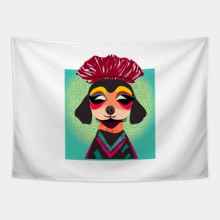 Drag queen dog Tapestry