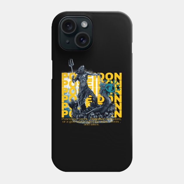 Poseidon Phone Case by Goresanpemalas.ltd