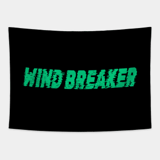 Wind Breaker Anime Title Typography Inspired WB-1 Tapestry