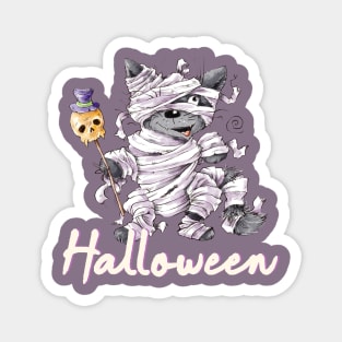 Halloween Funny Cat Magnet