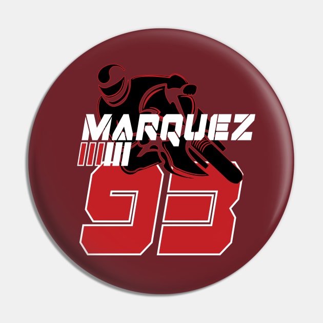 Marc Marquez 93 Superbike Champion Rider Pin by CGD