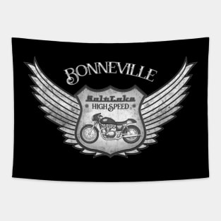 Vintage Motorcycle Logo Tapestry