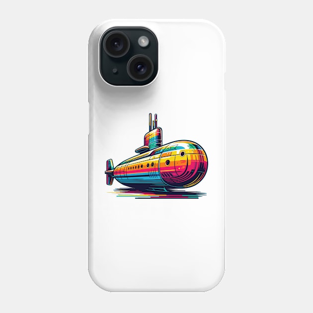 Submarine Phone Case by Vehicles-Art