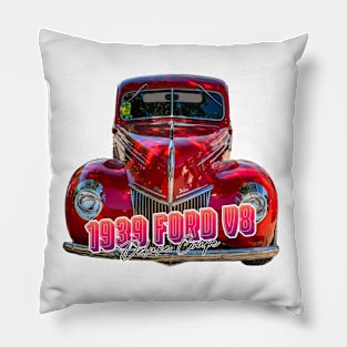 1939 Ford V8 Deluxe Coupe Pillow