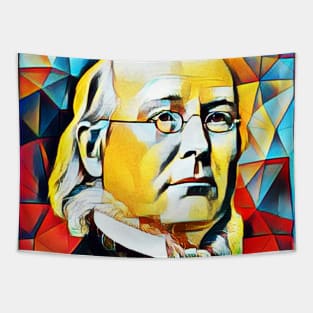 Horace Greeley Abstract Portrait | Horace Greeley Abstract Artwork 15 Tapestry