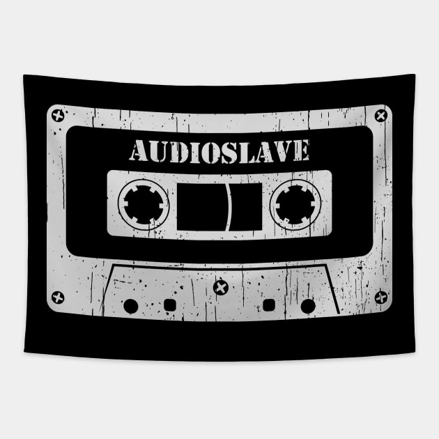 Audioslave - Vintage Cassette White Tapestry by FeelgoodShirt