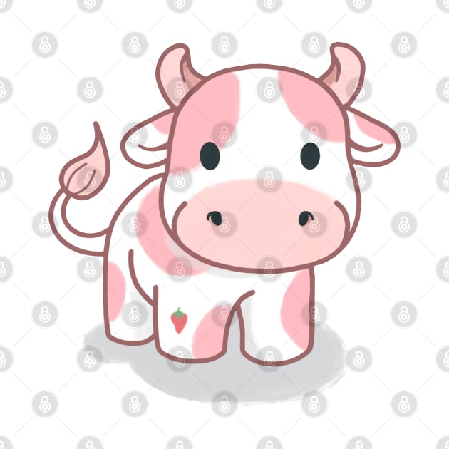 Strawberry cow by herry.le