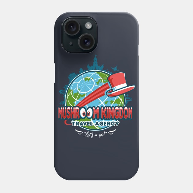 Mushroom Kingdom Travel Agency Phone Case by chocopants