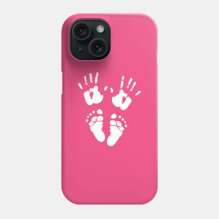 Hands and Feet Maternity T-shirt Phone Case