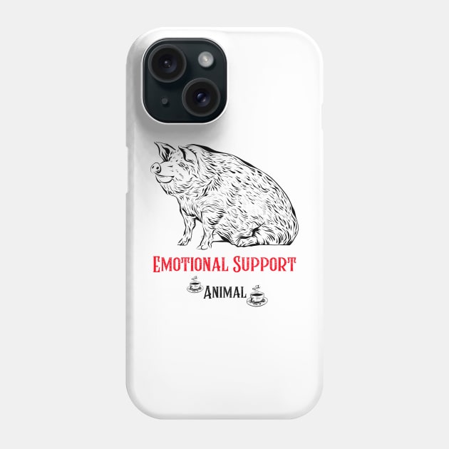 Emotional Support Animal Phone Case by Expresions PrintShop