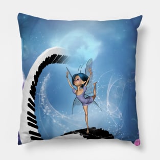 Dancing in the moonlight on the piano Pillow