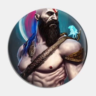 KRATOS CYBERPUNK Pin