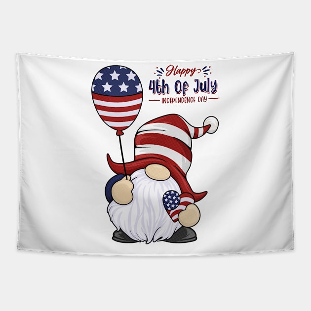 Fourth of July Gnome Tapestry by TheRoverhate