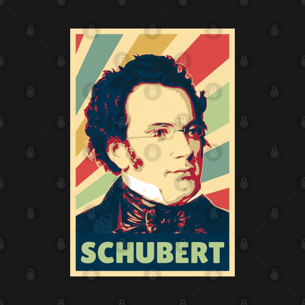 Franz Schubert Vintage Colors by Nerd_art