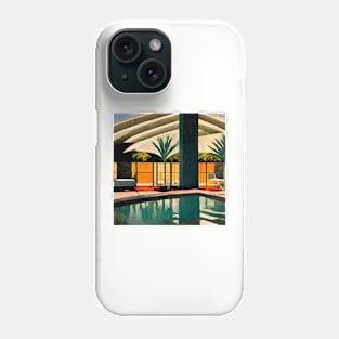 Mid Century Modern Pool Phone Case