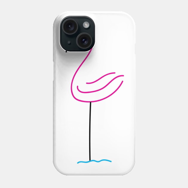 flamingo Phone Case by JazzyArt