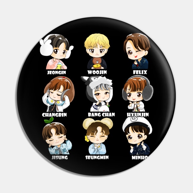 STRAY KIDS CHIBI ALL MEMBERS Pin by LySaTee