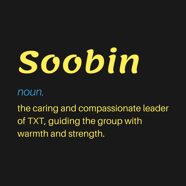 Definition of Soobin TXT by wennstore