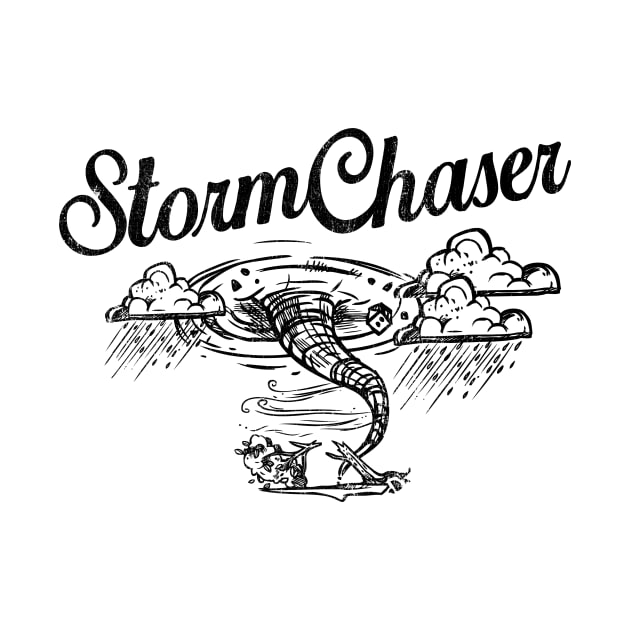 Storm Chaser Vintage Distressed Tornado Graphic by SolarEscape