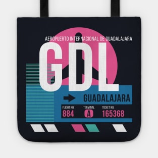 Guadalajara (GDL) Airport // Sunset Baggage Tag Tote